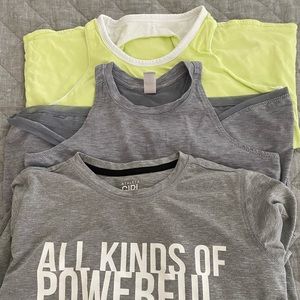 3 Athleta Girls Shirts